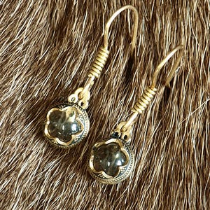 Crystal Sphere Earrings from Gotland - Small