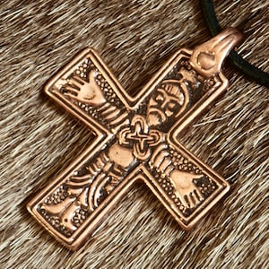 Crucifix scandinave de Gotland - Version en bronze