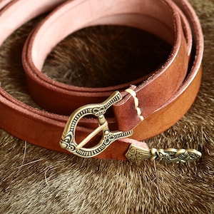 Viking Belt with Buckle and Belt End from Gotland