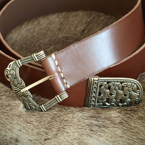 Viking Belt With Buckle and Belt End From Værne / Rygge - Etsy