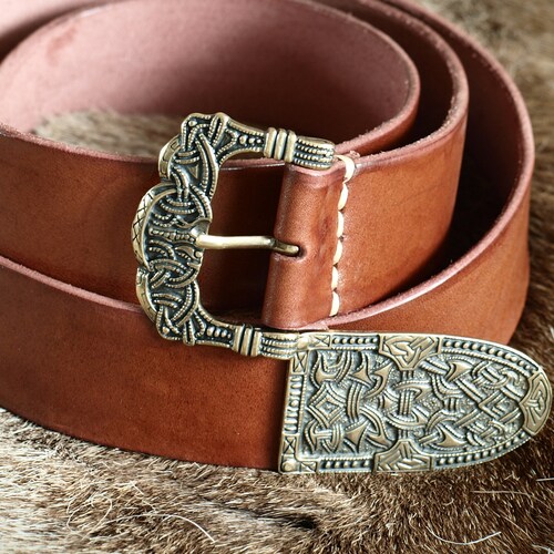 Viking Belt With Buckle and Belt End From Novgorod - Etsy