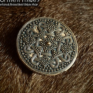 Broche con Granulado y Filigrana de Filborna