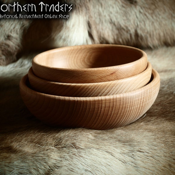 Medieval wooden bowls - Various sizes