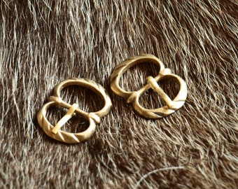 Double Medieval Buckle (Pair)