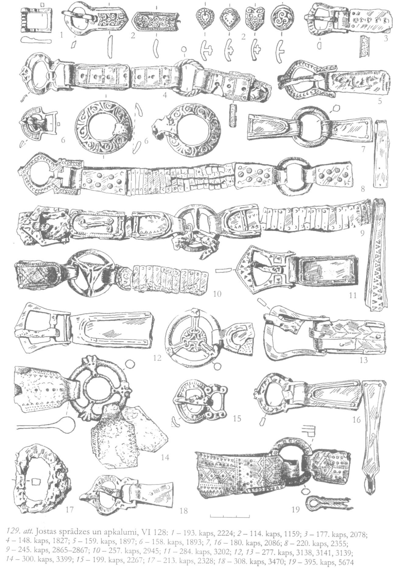 Borre Style Buckle and Belt End From Gotland - Etsy