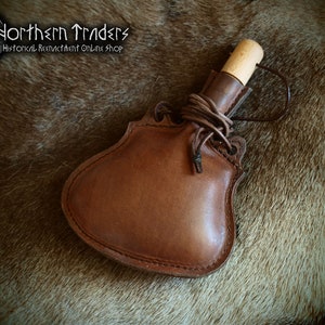 Leather Canteen - 0.5 liter
