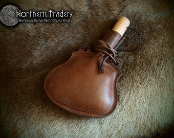 Leather Canteen - 0.5 liter
