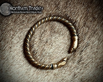 Viking Bracelet with Dragon Heads in Ringerike Style
