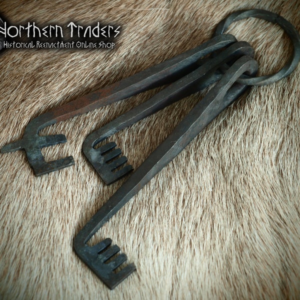 Hand-forged Viking Keys