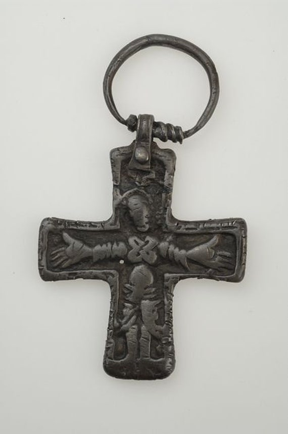 Scandinavian Crucifix From Gotland - Zamak Version - Etsy