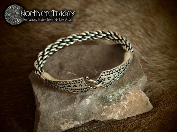 Buy Ragnar Viking Bracelet Dragon Torc Norse Jewelry Online in India  Etsy