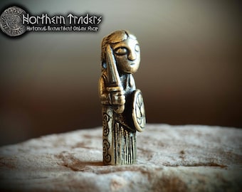 Shieldmaiden Pendant from Hårby - Bronze Version