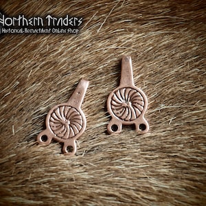 Anglosaxon Winingas Hooks with Solar Wheel