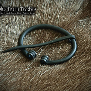 Hand Forged Oval Penannular Brooch