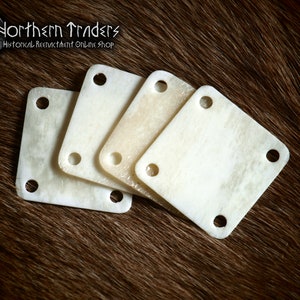 Bone Tablet Weaving Cards - 4 Pieces