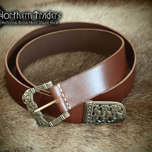 Viking Belt With Buckle and Belt End From Novgorod - Etsy