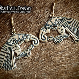 Raven earrings