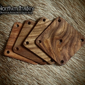 Wooden Tablet Weaving Cards - 4 Pieces