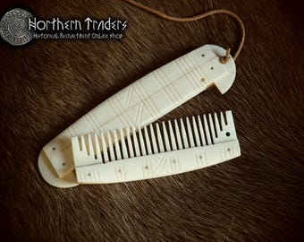 Viking Comb with Case