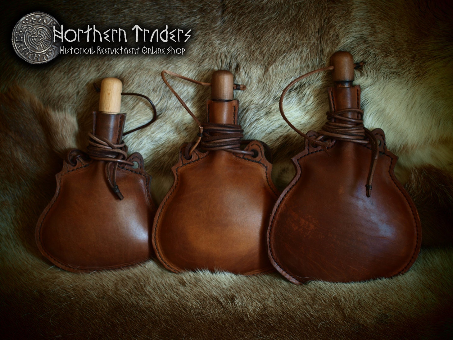 Leather Canteen 0.5 Liter Etsy