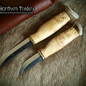 Finnish Puukko Knife Set - Kaksoispuukko Sarvihatulla