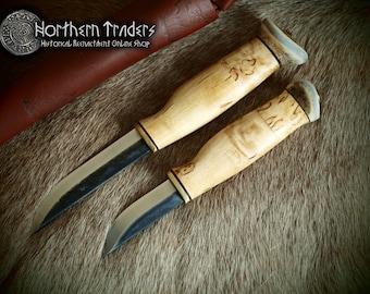 Finnish Puukko Knife Set - Kaksoispuukko Sarvihatulla