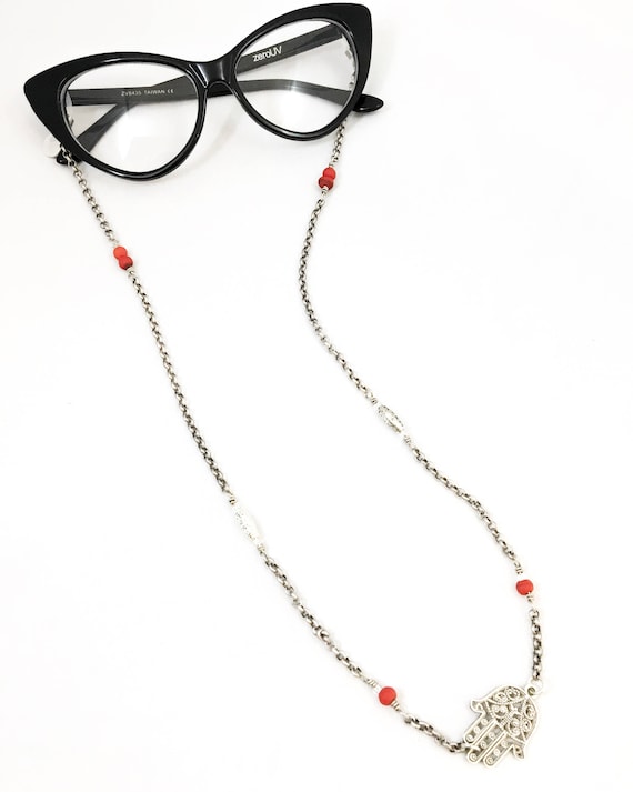 eyeglass chain ends