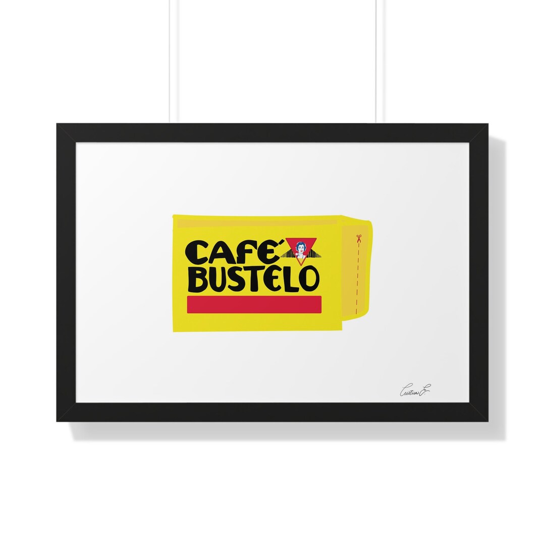 Framed Bustelo Art Print various Sizes Etsy