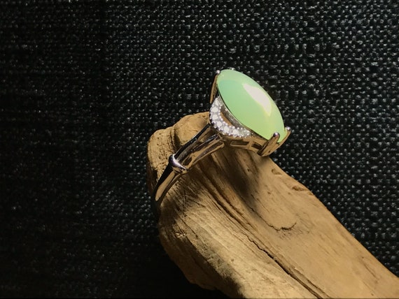Vaseline glass shop ring