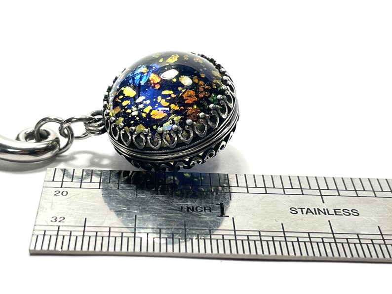 Vintage Glass Ear Hanger 14g-00g Victorian Style with Stainless Hooks image 8