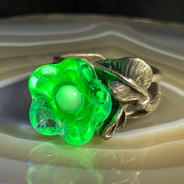 Blue Uranium Glass Etsy