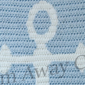Anchor Baby Blanket Graphgan Pattern - Graphgan Baby Pattern - Anchor Baby Blanket Pattern *instant download*