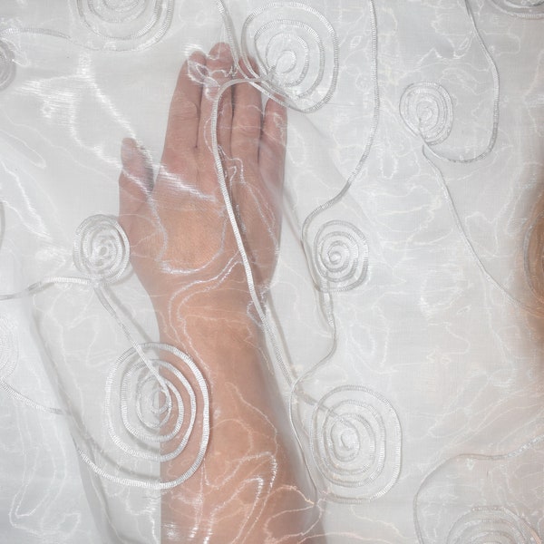 Organza Fabric Embroidery Etsy