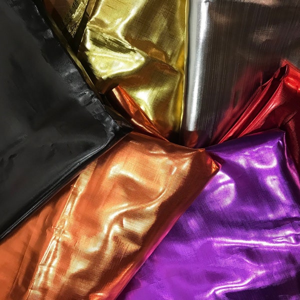 Shiny Metallic Lame Apparel Costume Christmas Décor Fabric by the yard
