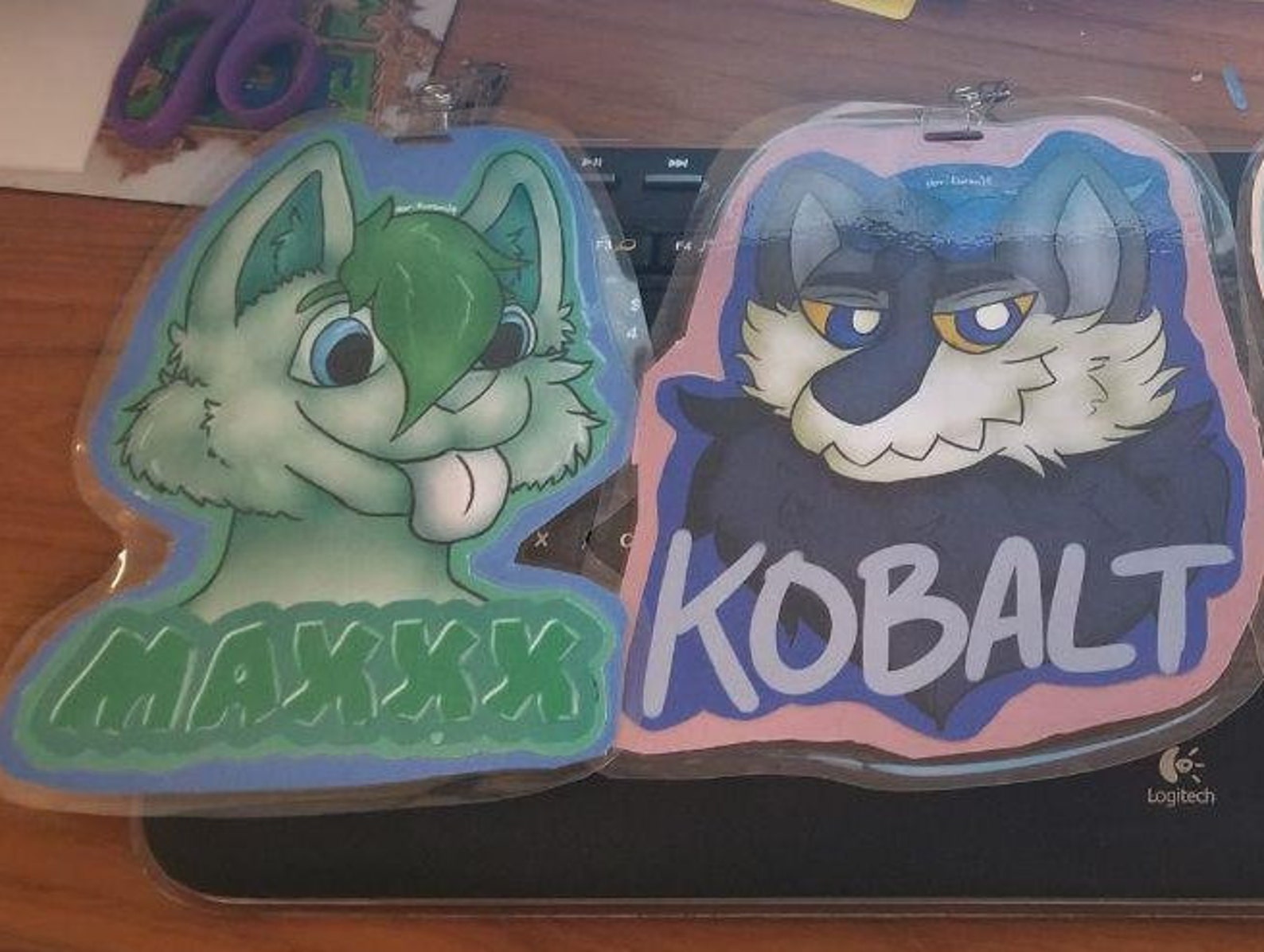 Furry badges | Etsy