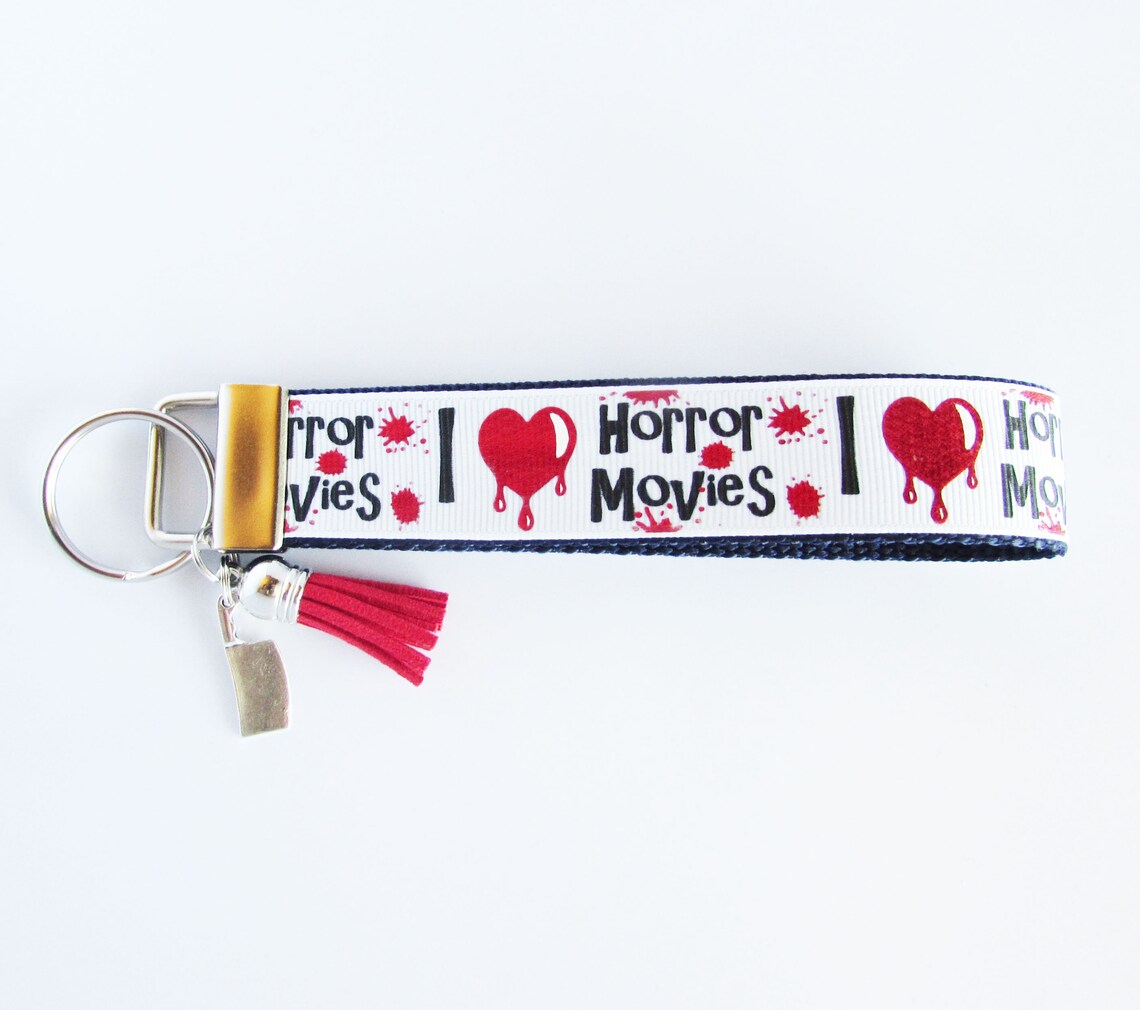 Horror Movie Key Fob Horror Movie Keychain Scary Movie Key Etsy