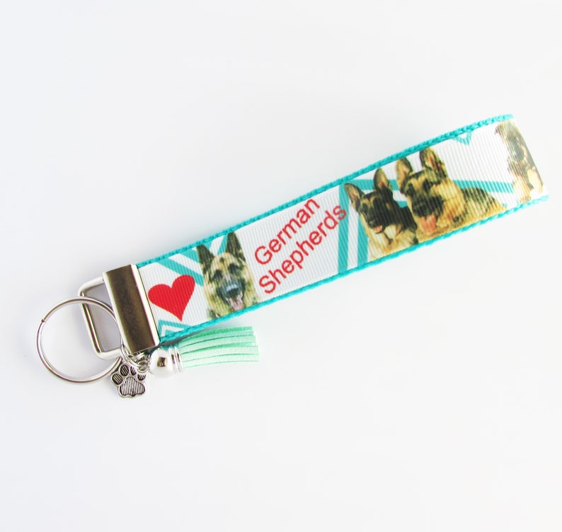 German Shepherd Key Fob German Shepherd Keychain Dog Key Etsy