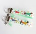 ONE Dachshund Key Fob - Dog Keychain - Dachshund Keychain - Dog In Sweaters Key Fob - Limited Edition Key Fob - Pet Keychain - Animal Key 