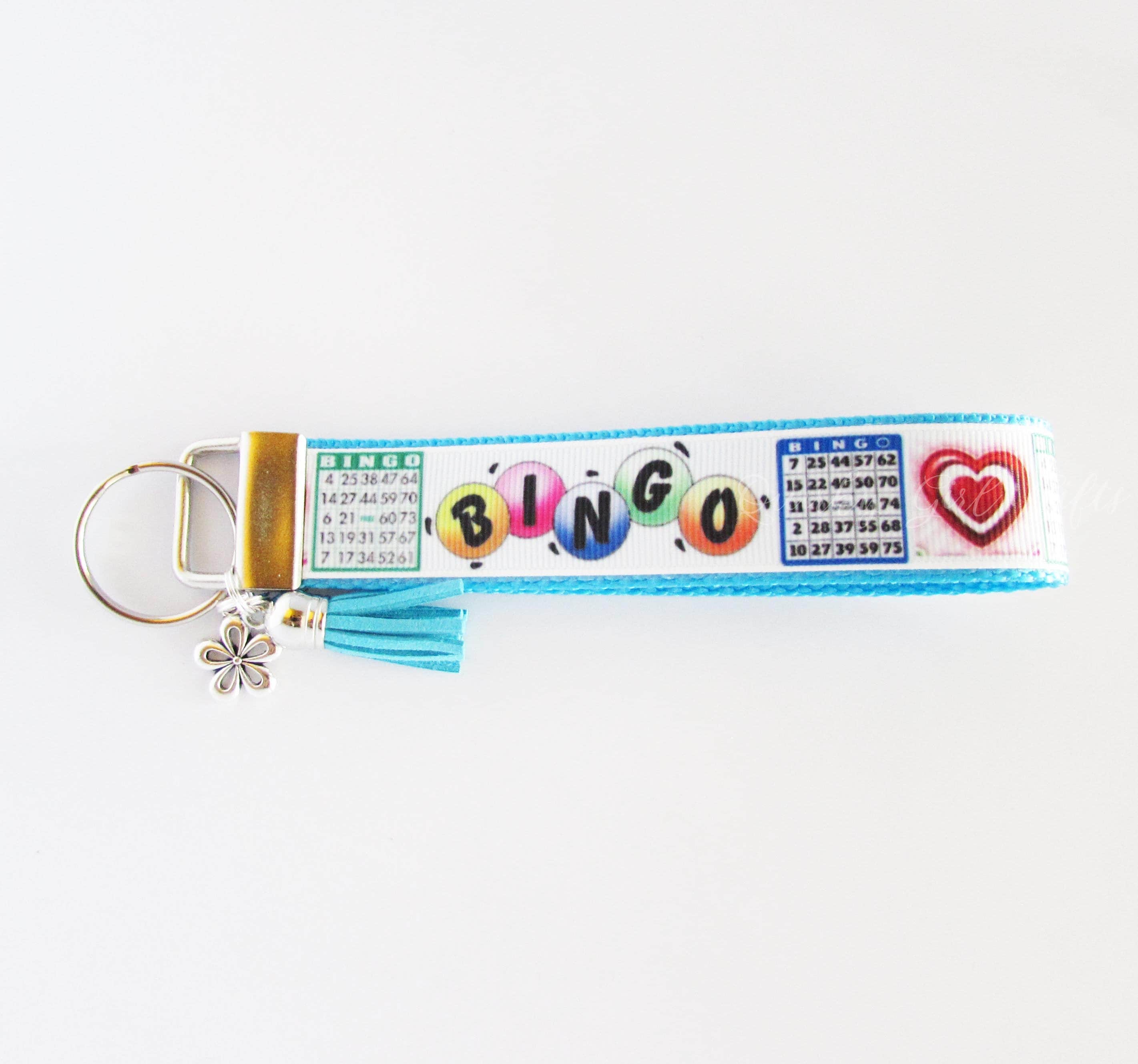 Bingo Key Fob - Bingo Keychain - Game Night Key Fob - Bingo Gift ...