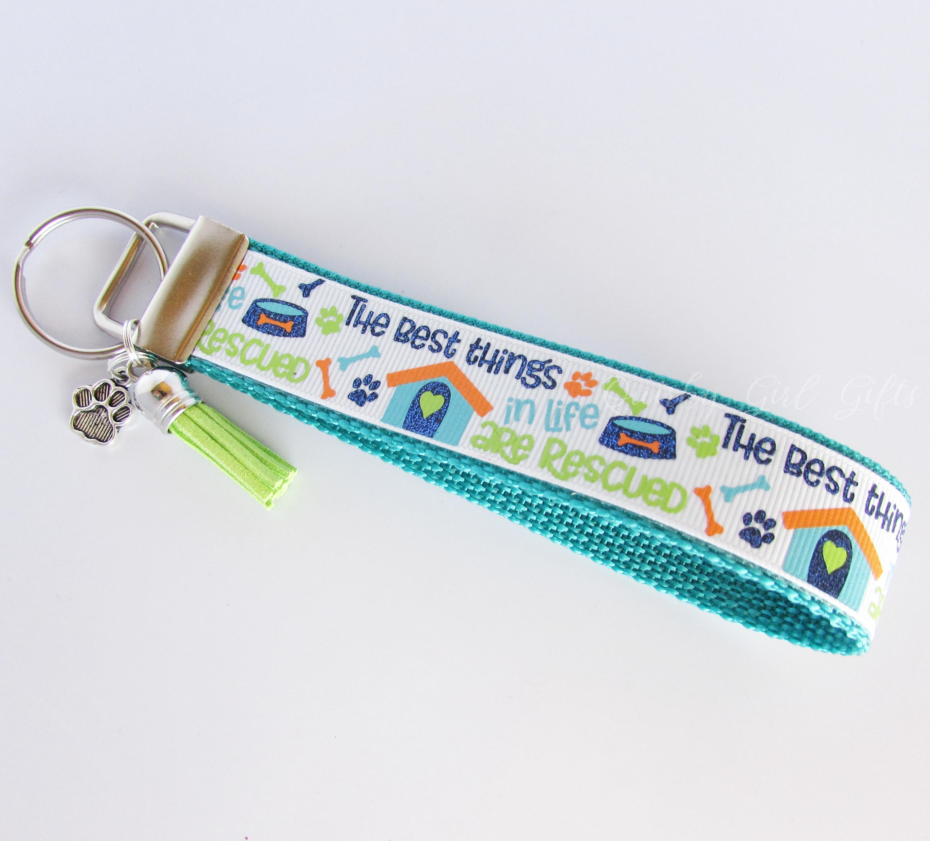 Rescue Dog Key Fob Dog Key Fob Pet Key Fob Best Things Etsy