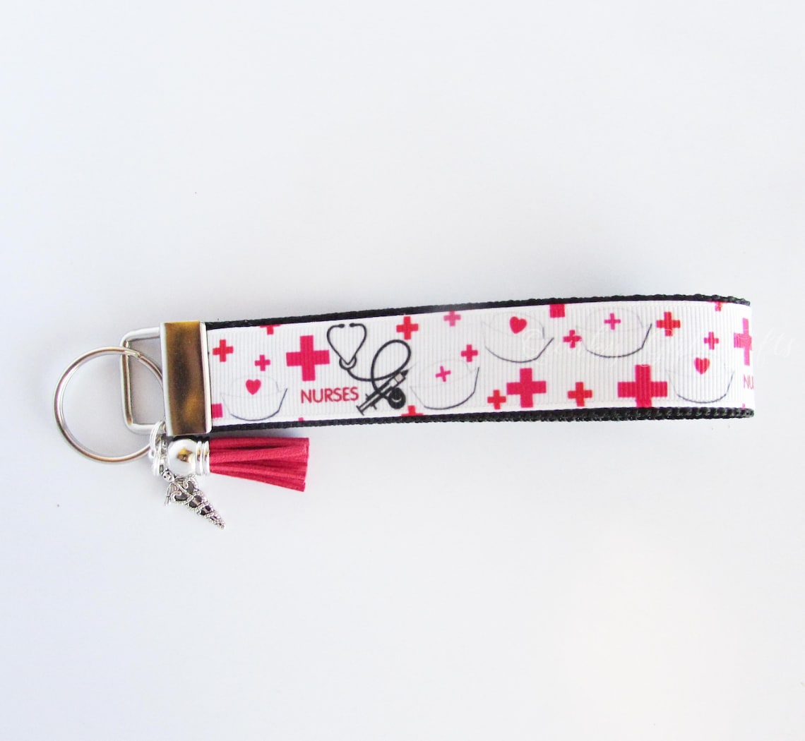 Nurse Key Fob Nursing Key Chain Stethoscope Key Fob Etsy