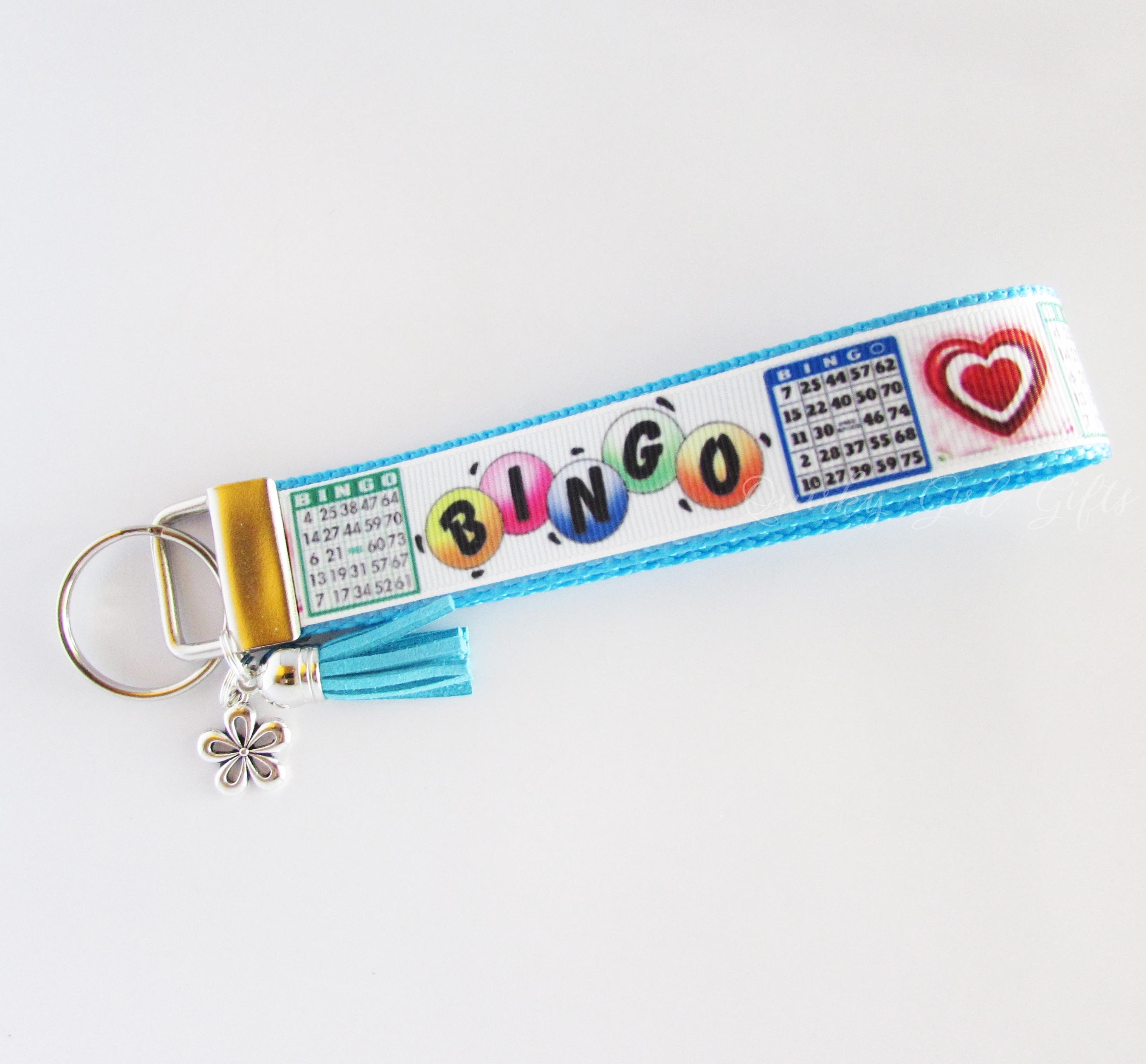 Bingo Key Fob - Bingo Keychain - Game Night Key Fob - Bingo Gift ...