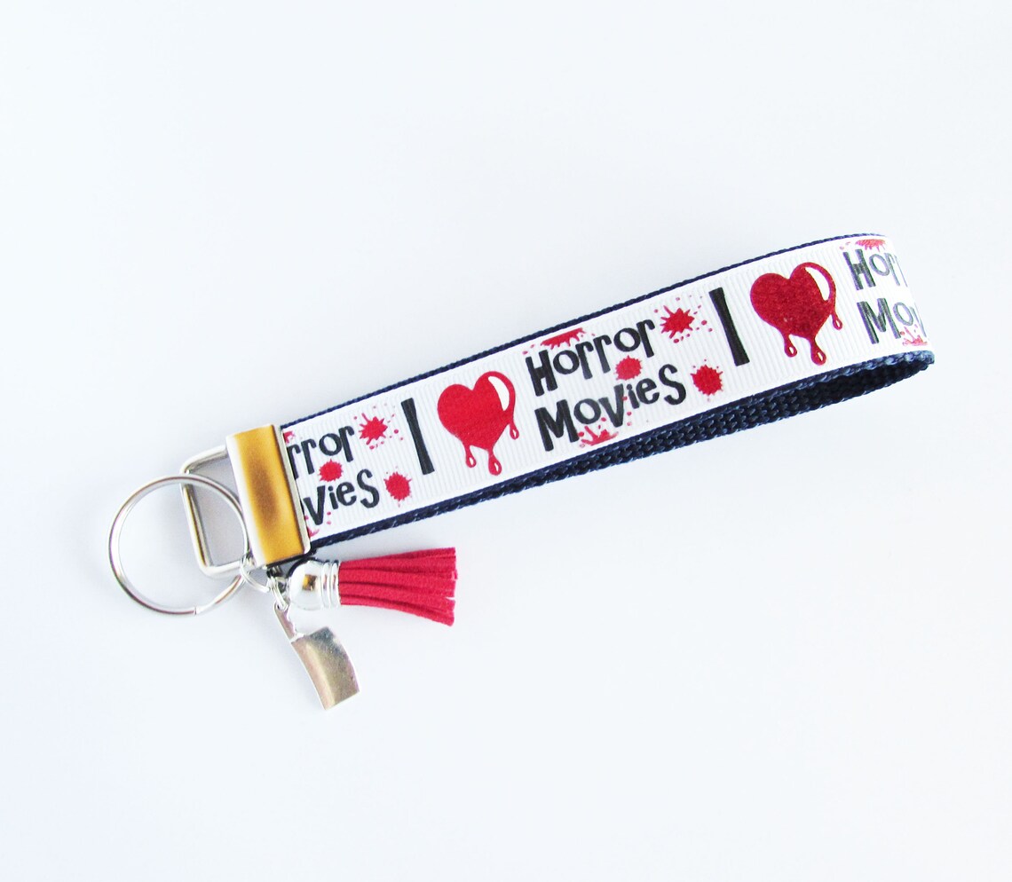 Horror Movie Key Fob Horror Movie Keychain Scary Movie Key Etsy