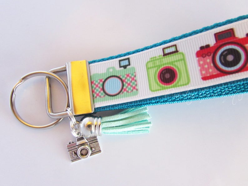Camera Key Fob Camera Keychain Photography Key Fob Etsy