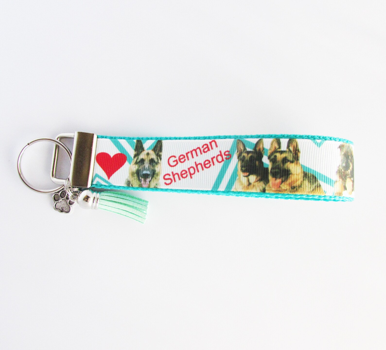 German Shepherd Key Fob German Shepherd Keychain Dog Key Etsy