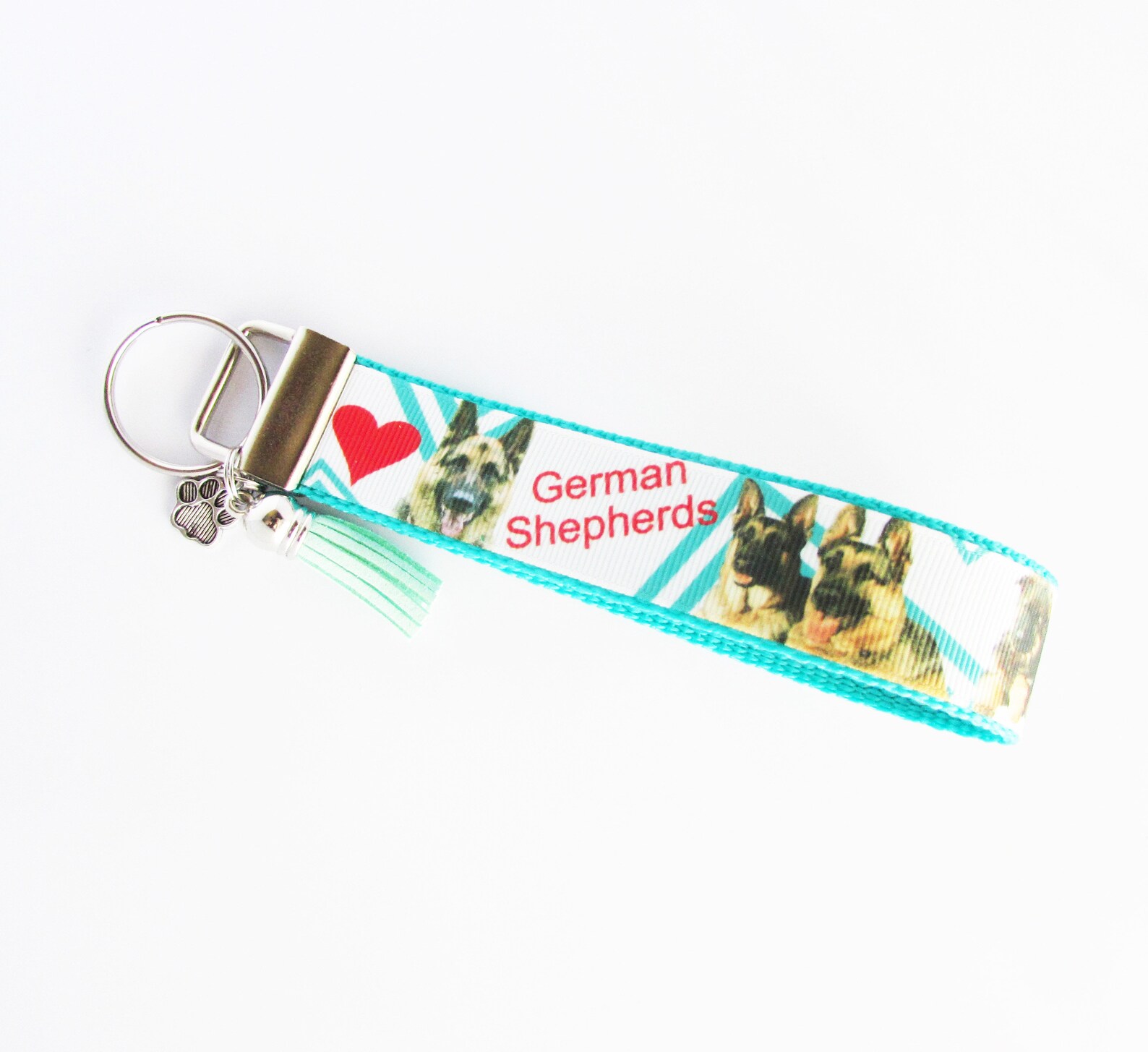 German Shepherd Key Fob German Shepherd Keychain Dog Key Etsy