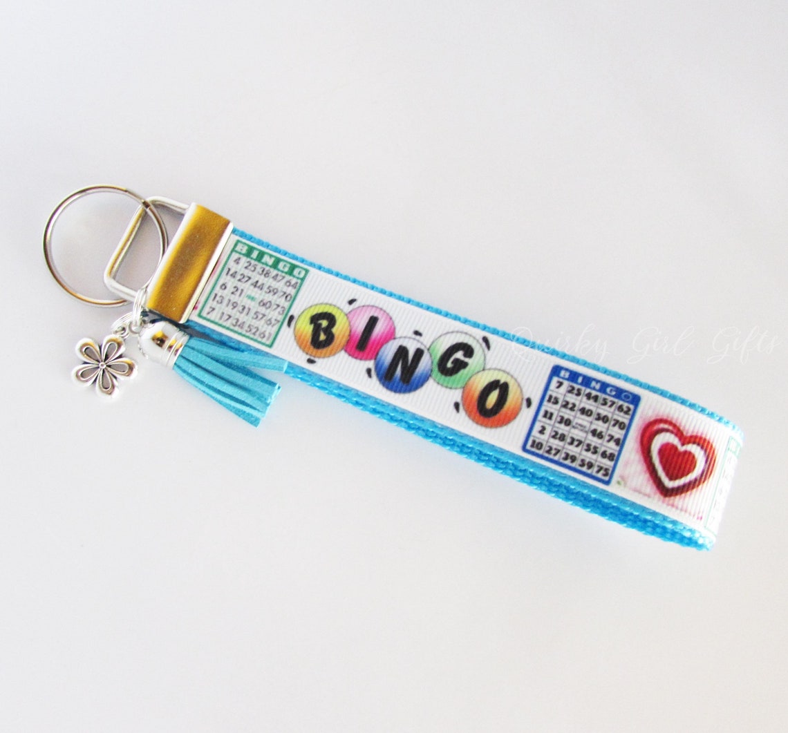 Bingo Key Fob Bingo Keychain Game Night Key Fob Bingo Etsy
