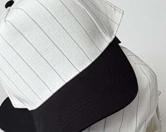 Custom Embroidered Pinstripe Hat | SnapBack cap