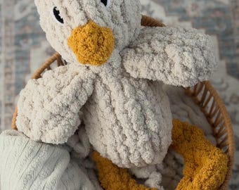 Chunky Knit Chicken Plush | Handmade Stuffed Animal | Farm Nursery Decor | Chicken Lover Gift