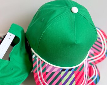 Custom Embroidered Color block Hat | Fun Colorful SnapBack cap